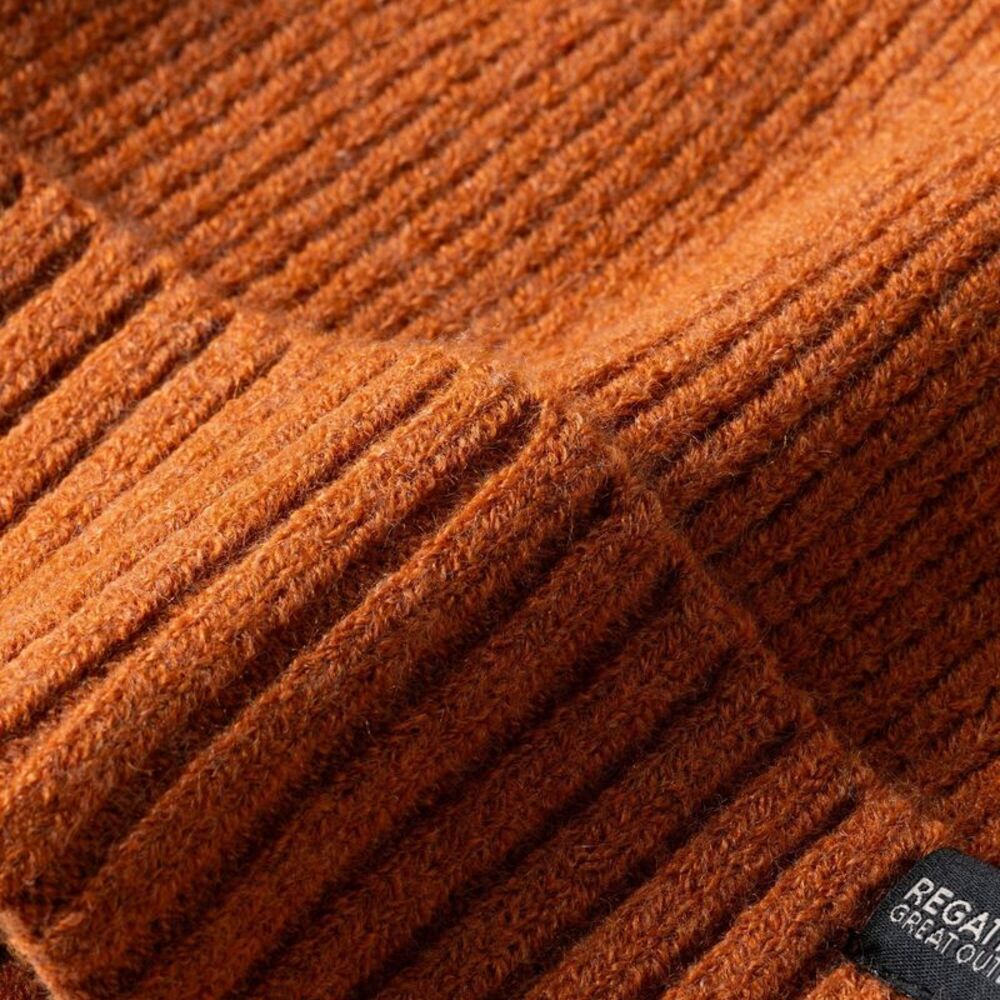 Regatta Childrens/Kids Basic Ribbed Beanie / Rooibos Tea - Picture 3 of 4